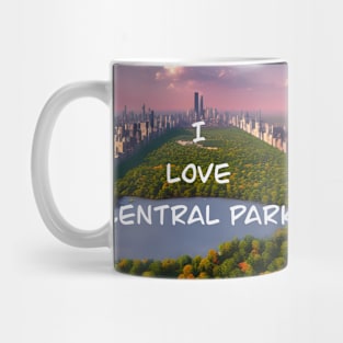 I Love Central Park Golden Hour Mug